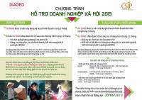 CHƯƠNG TRÌNH HỖ TRỢ DOANH NGHIỆP XÃ HỘI 2013