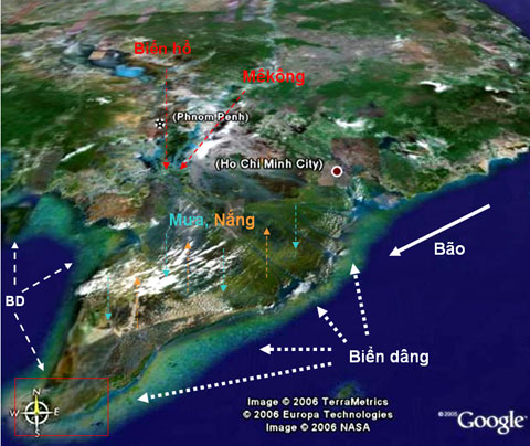 Biểu đồ về xu hướng gia tăng nhiệt độ