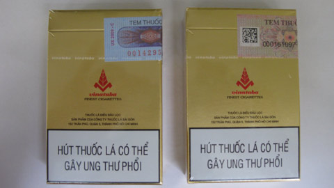 Một cảnh báo bằng hình ảnh trên bao thuốc lá ở Việt Nam